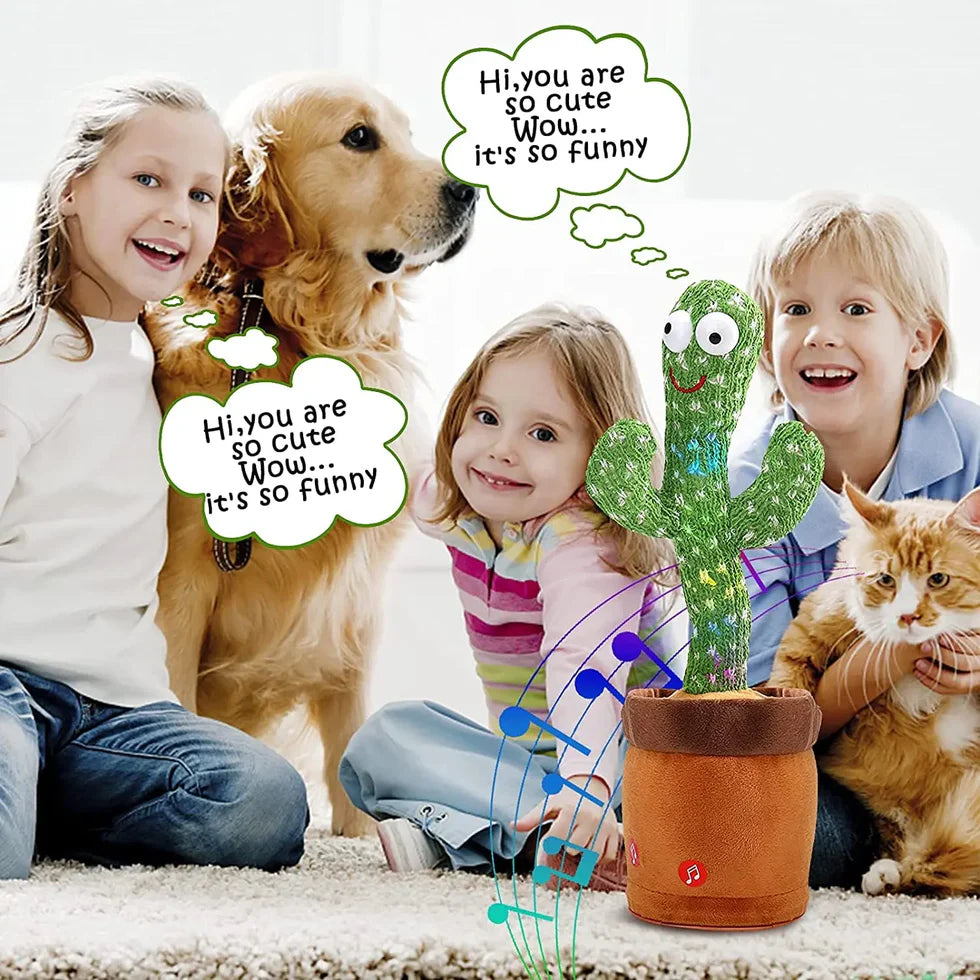 Cute Dancing and Talking Cactus Toy For Kids
