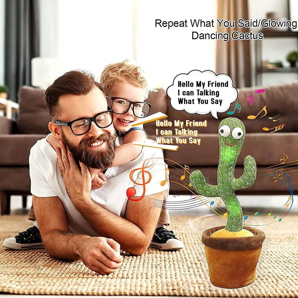 Cute Dancing and Talking Cactus Toy For Kids