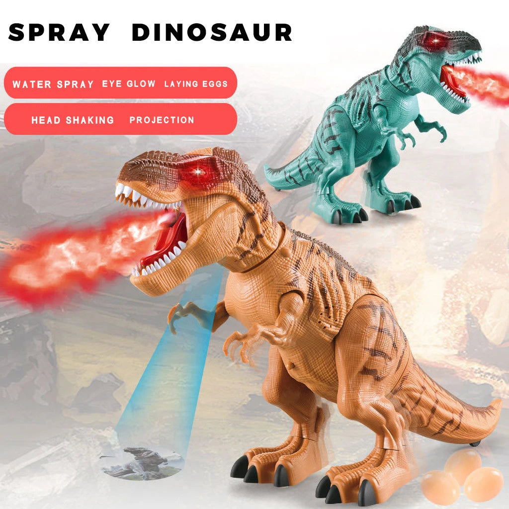 Electric Walking Dinosaur Toy Simulation Dinosaur Spray Projection Remote Control Electronic Robot Dinosaur for Kids Toys Gift