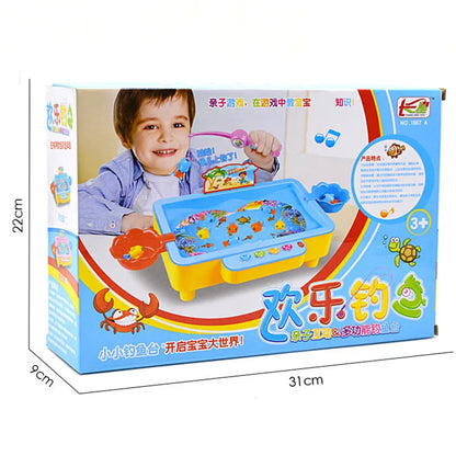 Magnetic Electric Fishing Game with Music Children Water Baby Toys Gift