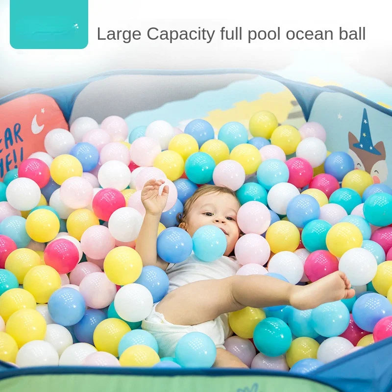 Foldable Baby Ocean Ball Pool Children's Tent Swimming Pool Baby Children's Colorful Ball Small Pitcher Ball Pool