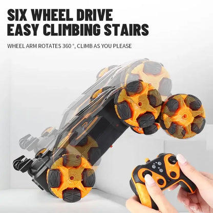 2.4GHz Watch RC 6 Wheels Stunt Car