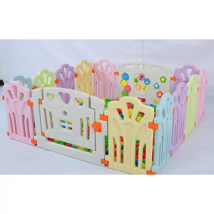 Play Children Cheap Play Yard Kids Portable Foldable Playpen Fence Plastic Baby Playpen