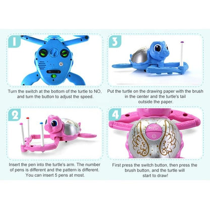 Electric Painting Music Painting Sea Turtle