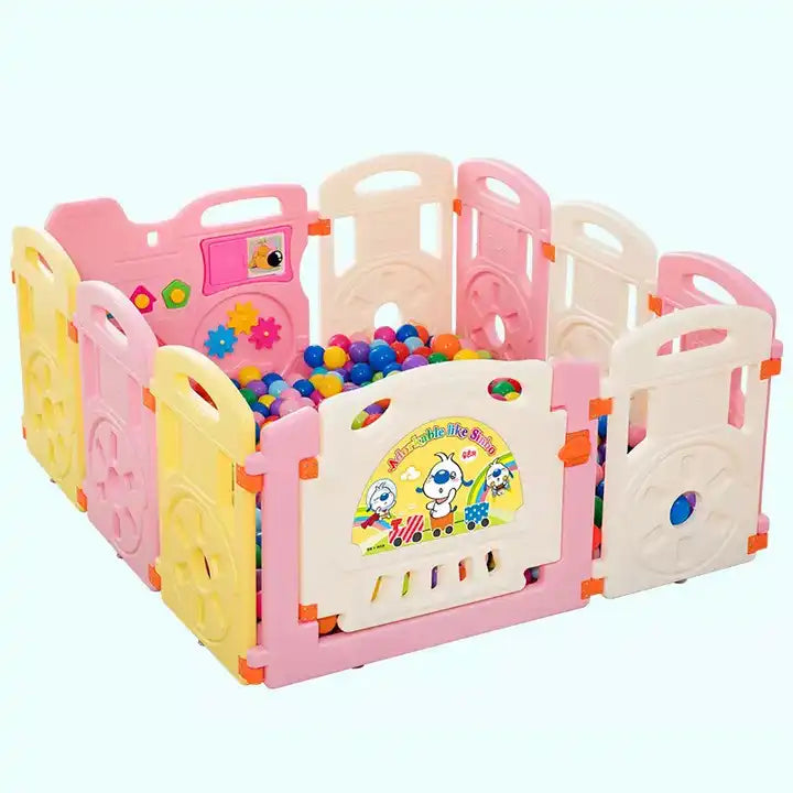 Play Children Cheap Play Yard Kids Portable Foldable Playpen Fence Plastic Baby Playpen