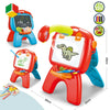 4 in 1 Double Sided Back To Back Drawing Board For Kids Children Educational Early Learning Painting Luminous Easel Play Set