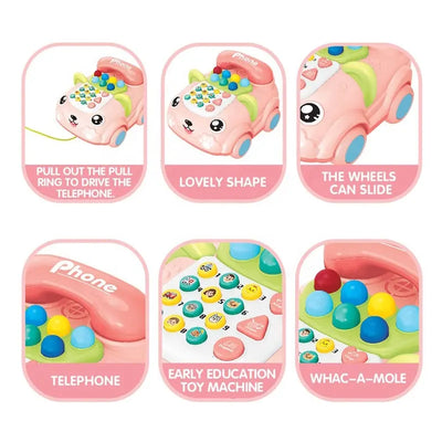 Musical Electronic Children's Play Telephone Multifunctional Toy For Kids And Toddlers