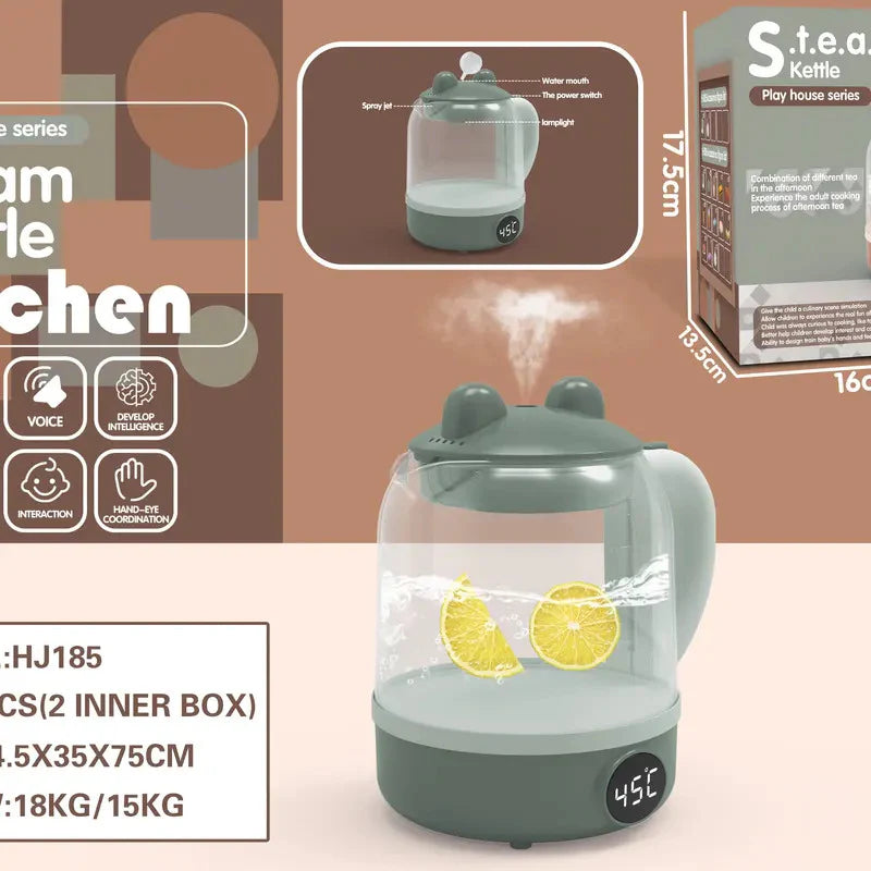Electric Steam Kettle Play Set