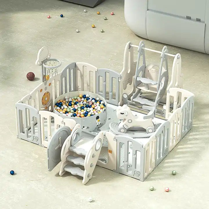 New Spaceman Folding Plastic Kindergarten Furniture Child Fence