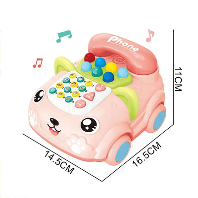 Musical Electronic Children's Play Telephone Multifunctional Toy For Kids And Toddlers