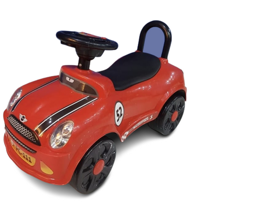 Mini Cooper Ride On Push Car with Horn and Music For Kid Toddlers