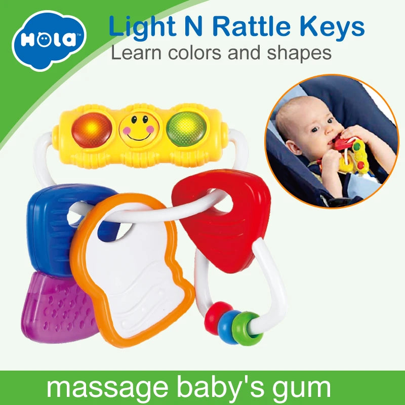 Baby Musical Rattle and Teethers for Newborns Toddlers Silicone Teethers