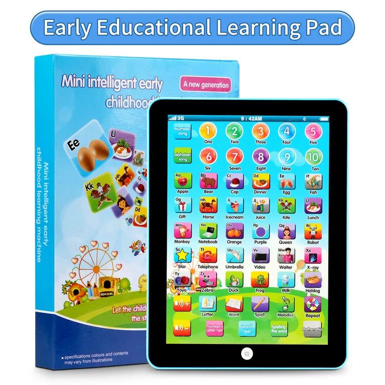 Mini Intelligent Learning Pad Early Educational Learning Toy for Toddl ...