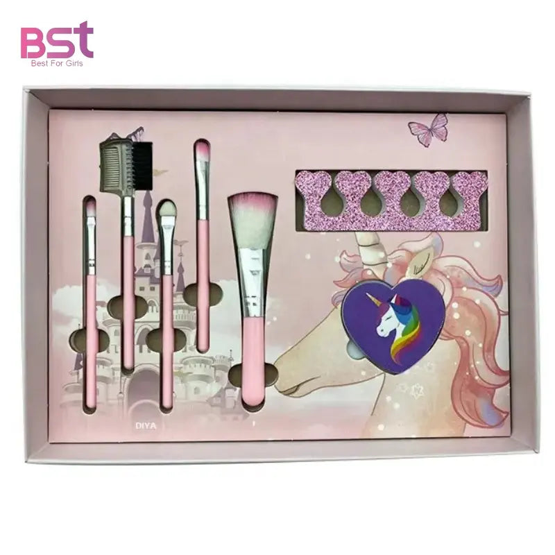 Makeup Kit Beauty 3 In 1 Cosmetics Toys Jewelry Set Diy Bead Promotional Gift For Kids Makeup Toys