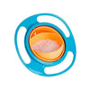 360 Degree Rotation Spill Resistant Gyro Bowl with Lid For Toddler Baby Kids Children