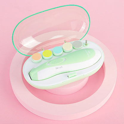 Baby 6 in1 Electric Adult Baby Nail Clipper Manicure & Pedicure Newborn