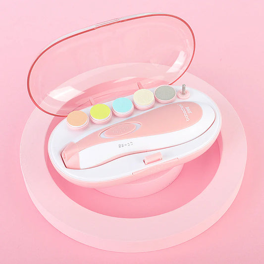 Baby 6 in1 Electric Adult Baby Nail Clipper Manicure & Pedicure Newborn