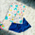 Baby Girls Cotton Frock Summer Colors 2PC Set