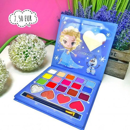 19 Colors Cute Frozen Elsa Cartoon Pattern Makeup Kit