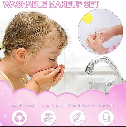 Pretty Portable Mermaid Cosmetic Makeup Beauty Set For Girls Play