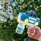 Letfool 12 Hole Foaming Bubble Machine Gun Childrens Toys