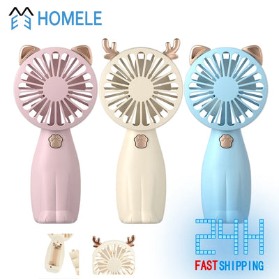 Cute Mini Portable Handheld Fan