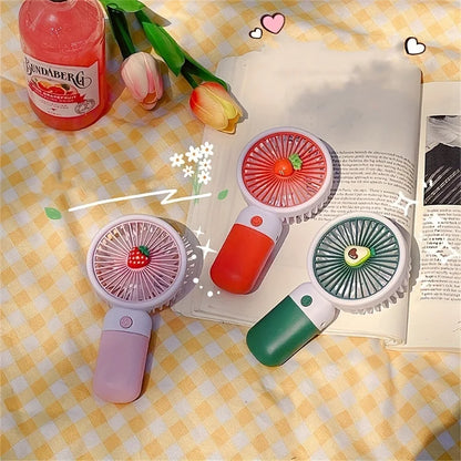 Mini Handheld Fan USB Rechargeable Ventilation Mini Fan