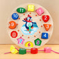 Montessori Wooden Clock Toys for Babies
