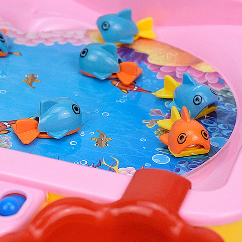 Magnetic Electric Fishing Game with Music Children Water Baby Toys Gift