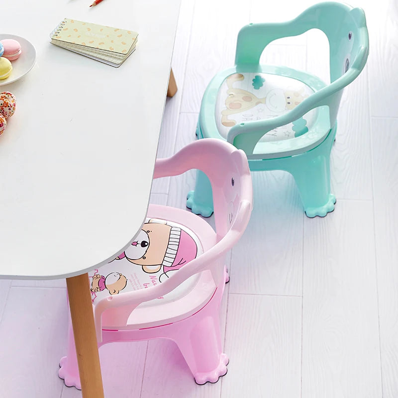 New Child Chair Back Call Called Chair Male And Female Baby Small Bench Baby Voice Seat Home Kindergarten