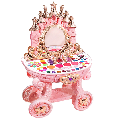 Creative Cart Makeup Set With Light & Music Toy For Girls