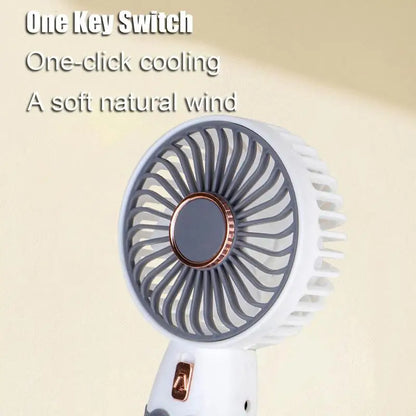 Portable Hand Fan Rechargeable Cooling Mini USB Fan Cute Bear Lady Children Pocket Fans Mini Ventilator Travel Office Use