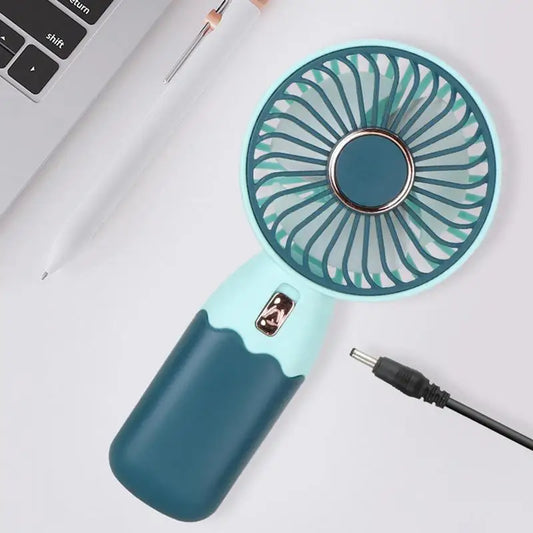 Portable Hand Fan Rechargeable Cooling Mini USB Fan Cute Bear Lady Children Pocket Fans Mini Ventilator Travel Office Use