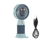 Portable Hand Fan Rechargeable Cooling Mini USB Fan Cute Bear Lady Children Pocket Fans Mini Ventilator Travel Office Use