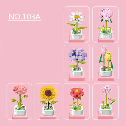 DIY Flowers Plant Block (293 Pcs)