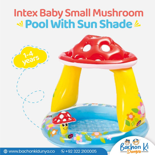 Intex Baby Small Mushroom Pool With Sun Shade