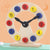 Wooden Two Pointer Clock Model Kid Child Toy Early Learning Resources Time Montessori math toys Teacher Gear Clock Baby Gift