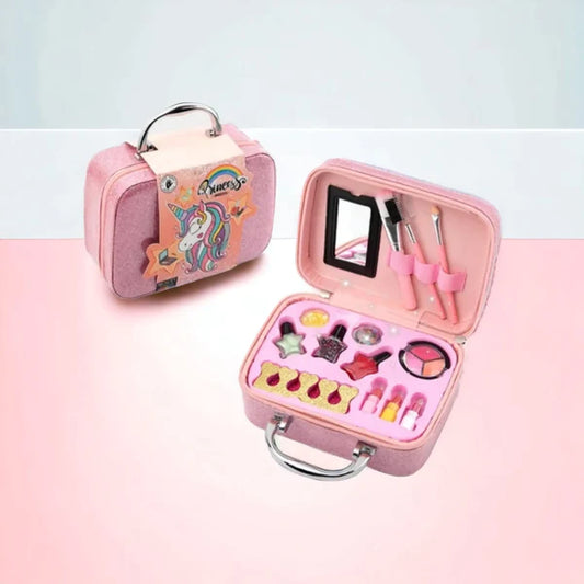 Pretty Portable Mermaid Cosmetic Makeup Beauty Set For Girls Play
