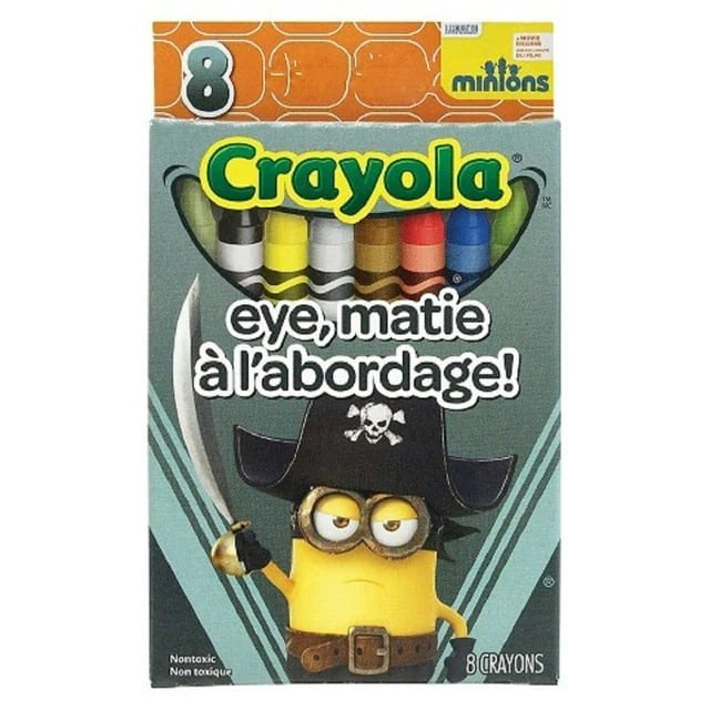 Crayola Crayons - Minions - Eye Matie - 8 pack