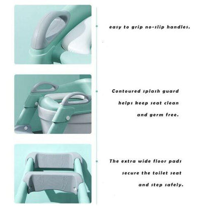 2 Steps Stylish Potty Training Seat with Ladder