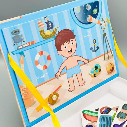 Magnetic Book Puzzle For Kids Learning, Education and Cognition Development