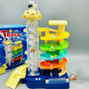 Kids Toys Electric Lift Rail Car Parking Toy Montessori Boys Girls Racing Cars Mechanical Adventure Table Game For Children Gift