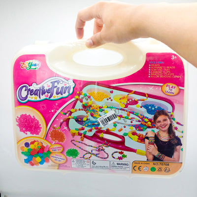 Girls Hand Bead Set, Deluxe Mould and Paint Art Set, Moulding Fun Set