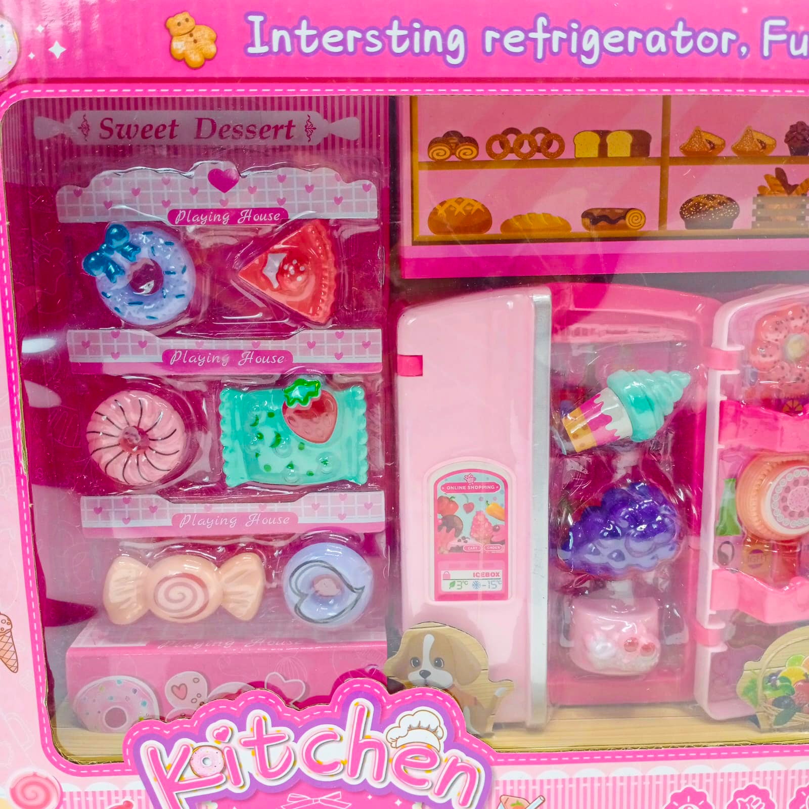 Interesting Refrigerator, Fun For Child Play Kitchen Play House For Kids And Child Entertainment