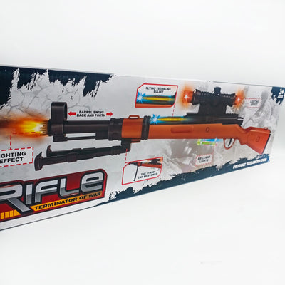 Refile Terminator Of War Lever Action Toy Rifle Brown One Size
