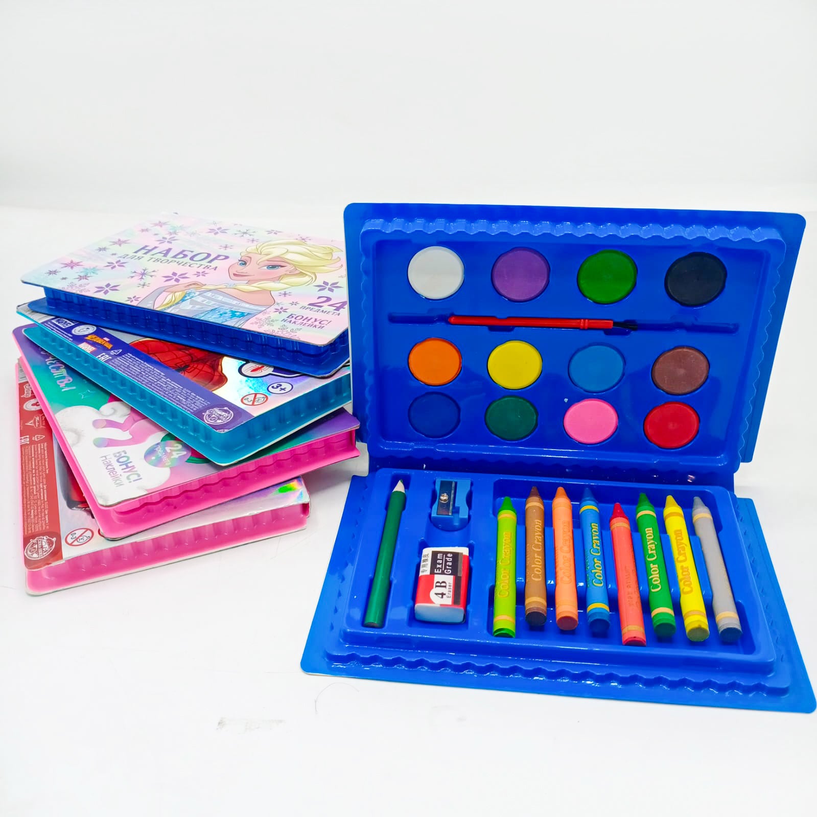 150Pcs/Set Kids Art Set Children Drawing Set Water Color Pen Crayon Oi –  Toyster