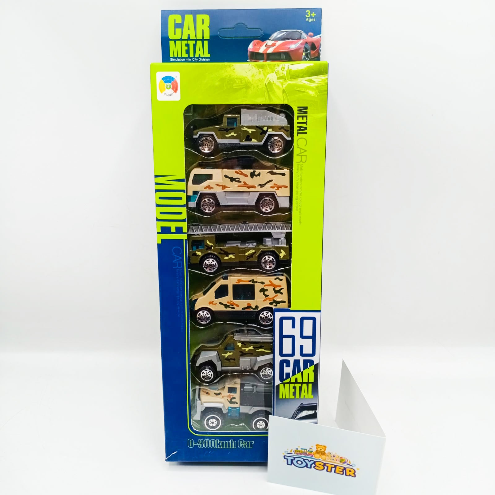 Alloy Car Combination Set 1:87 Fire Military Model Car Simulation Car Tank Aircraft Army Green Children's Toys Gifts Kids Toys