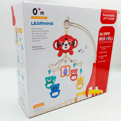 Happy Bed Bell For New Born Baby Toys Rotation Crib Hanging Toy