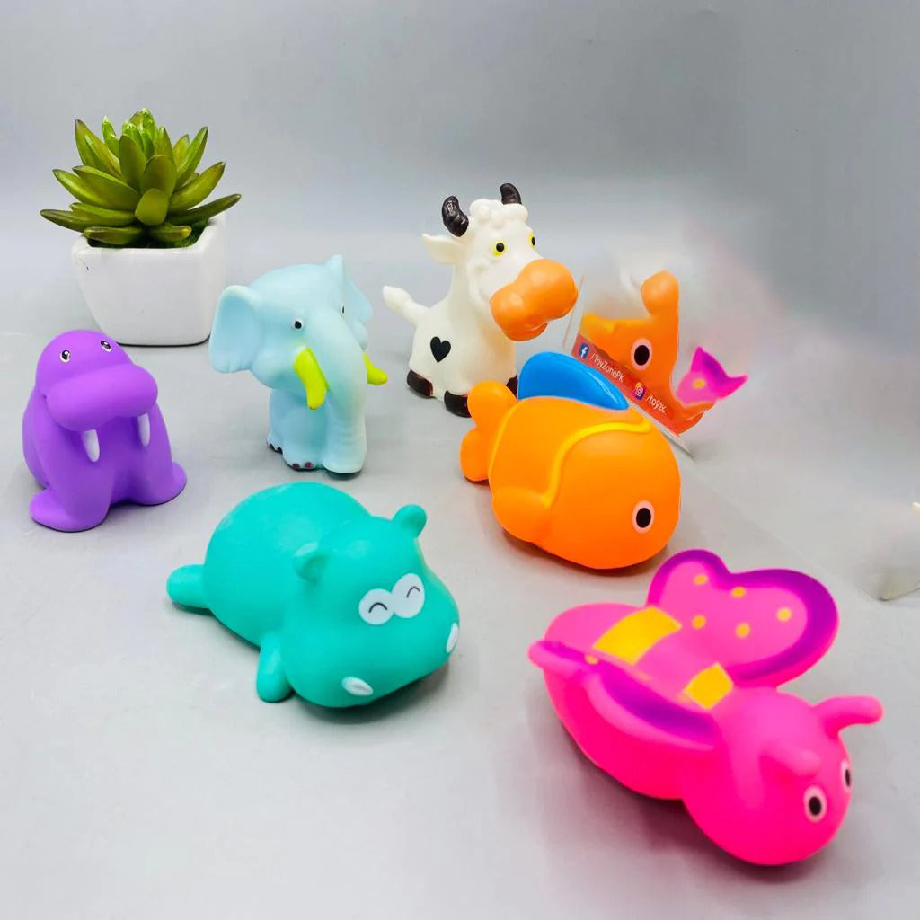 Chu Chu Rubber Sound Toy Pack Of 6, Funny Toys For Babies