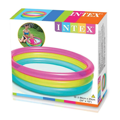 INTEX Rainbow Baby Pool 2.8ft X 10in, Portable Pool